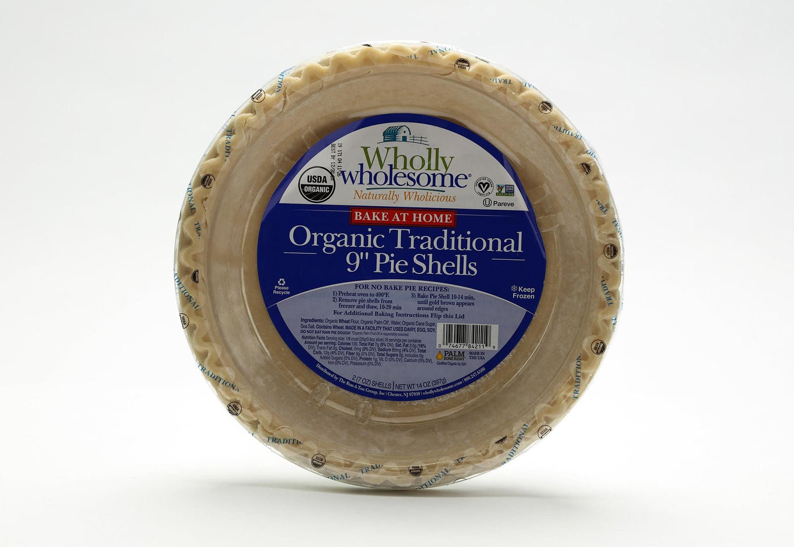 7. Wholly Wholesome Organic Traditional Pie Shell